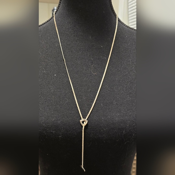 ONE TEASPOON SILVER LARIAT NECKLACE - Picture 3 of 4